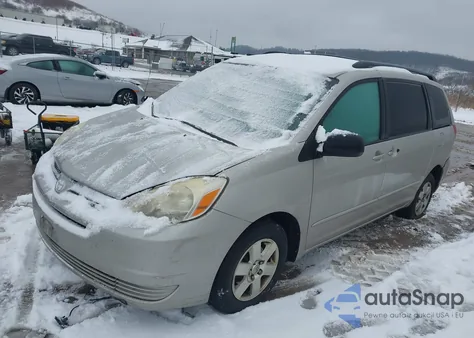 2005 Toyota Sienna Ce/Le from USA, damaged, VIN 5TDZA23C55S246777